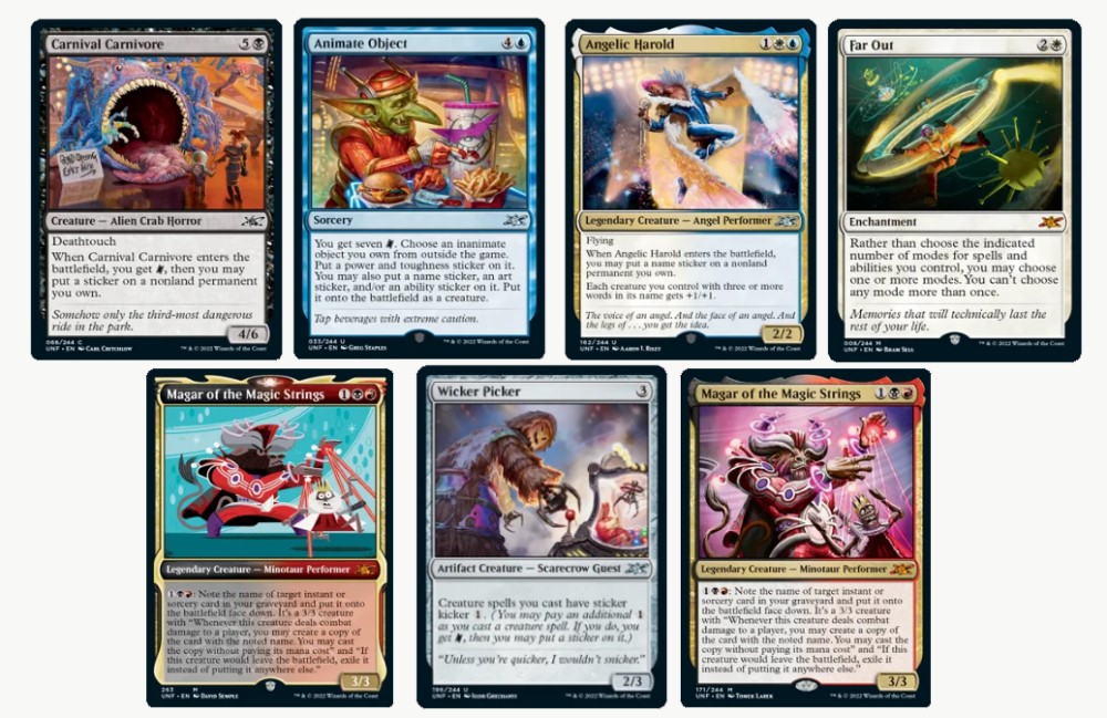 Unfinity Sticker Card Effects Revealed TechRaptor